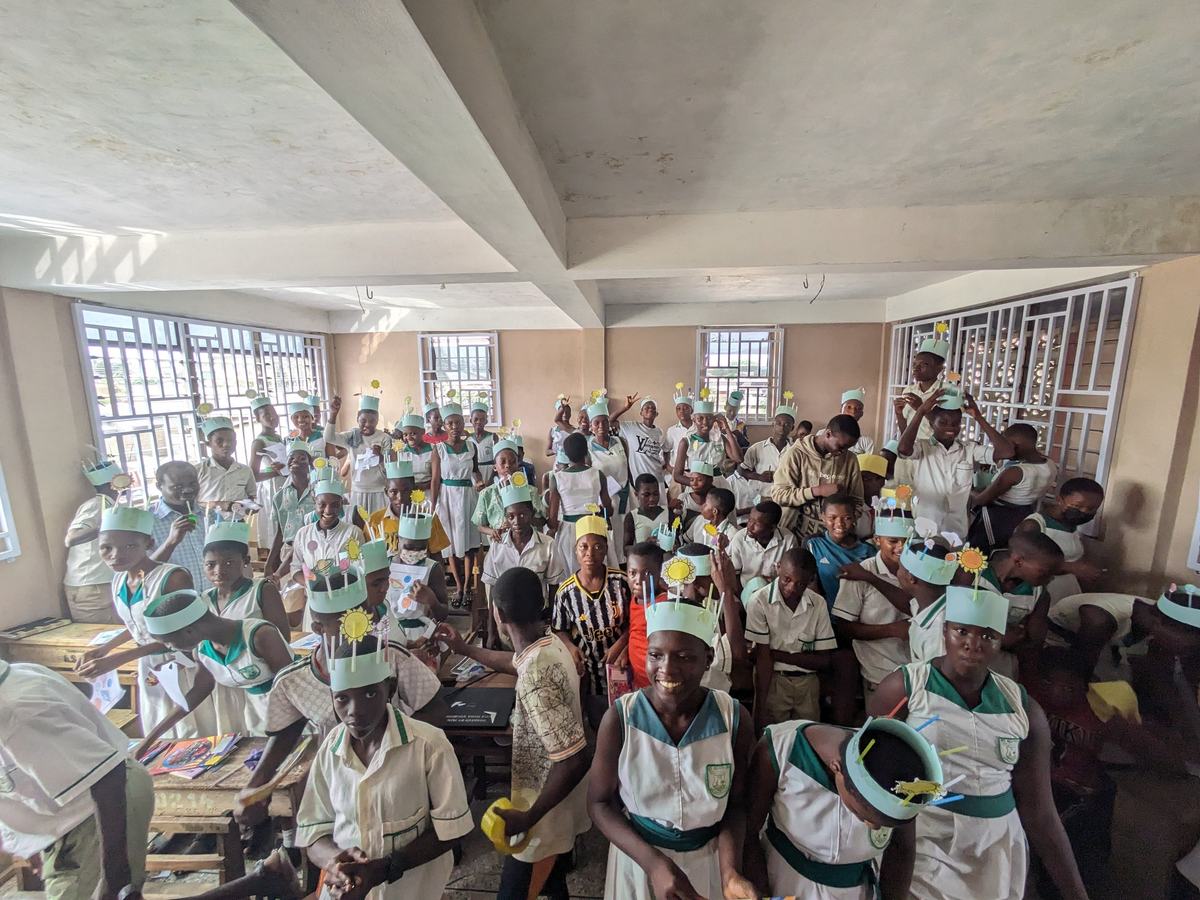 Promoting Radio Astronomy in Ghana through School Visits and Astronomy Clubs